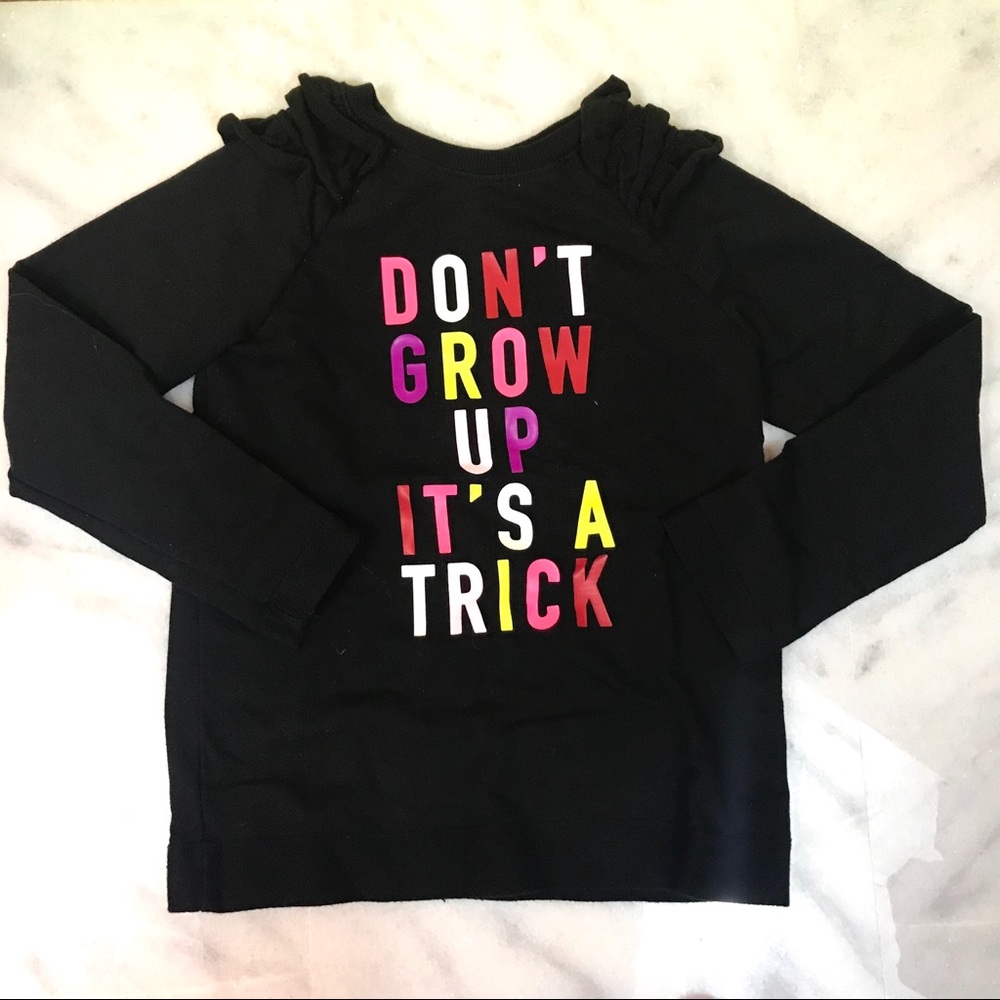 365 kids from garanimals • black crew sweatshirt 6